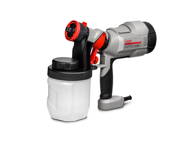 Pistolet À Peinture Électrique 2.5mm 900ml 400W CT31013 – CROWN Pistolet À Peinture Électrique 2.5mm 900ml 400W CT31013 – CROWN