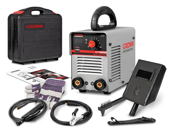 Postes à Souder Inverter DC MMA300 MINI avec valise CROWN CT33177 Postes à Souder Inverter DC MMA300 MINI avec valise CROWN CT33177