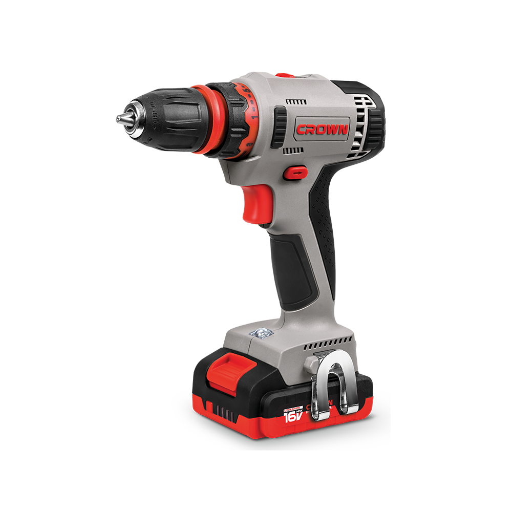 Crown Visseuse perceuse sans fil 16V multi-mandrin 2batteries 1,5AH CT21082HQ-1.5 BMC Crown Visseuse perceuse sans fil 16V multi-mandrin 2batteries 1,5AH CT21082HQ-1.5 BMC