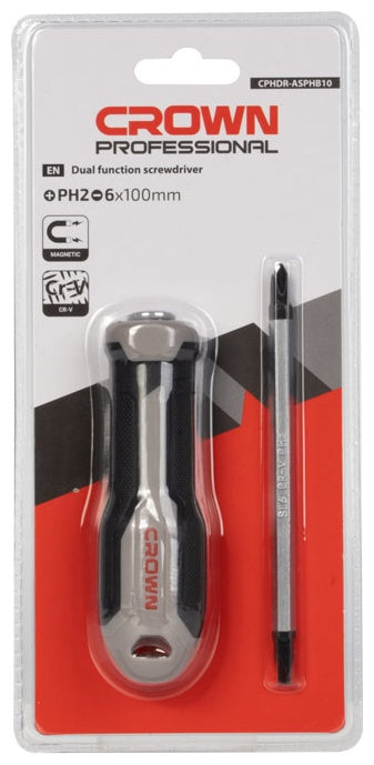 TOURNEVIS DOUBLE (+/-) 3.35X100 PH2 CPHDR-ASPHB10 CROWN TOURNEVIS DOUBLE (+/-) 3.35X100 PH2 CPHDR-ASPHB10 CROWN