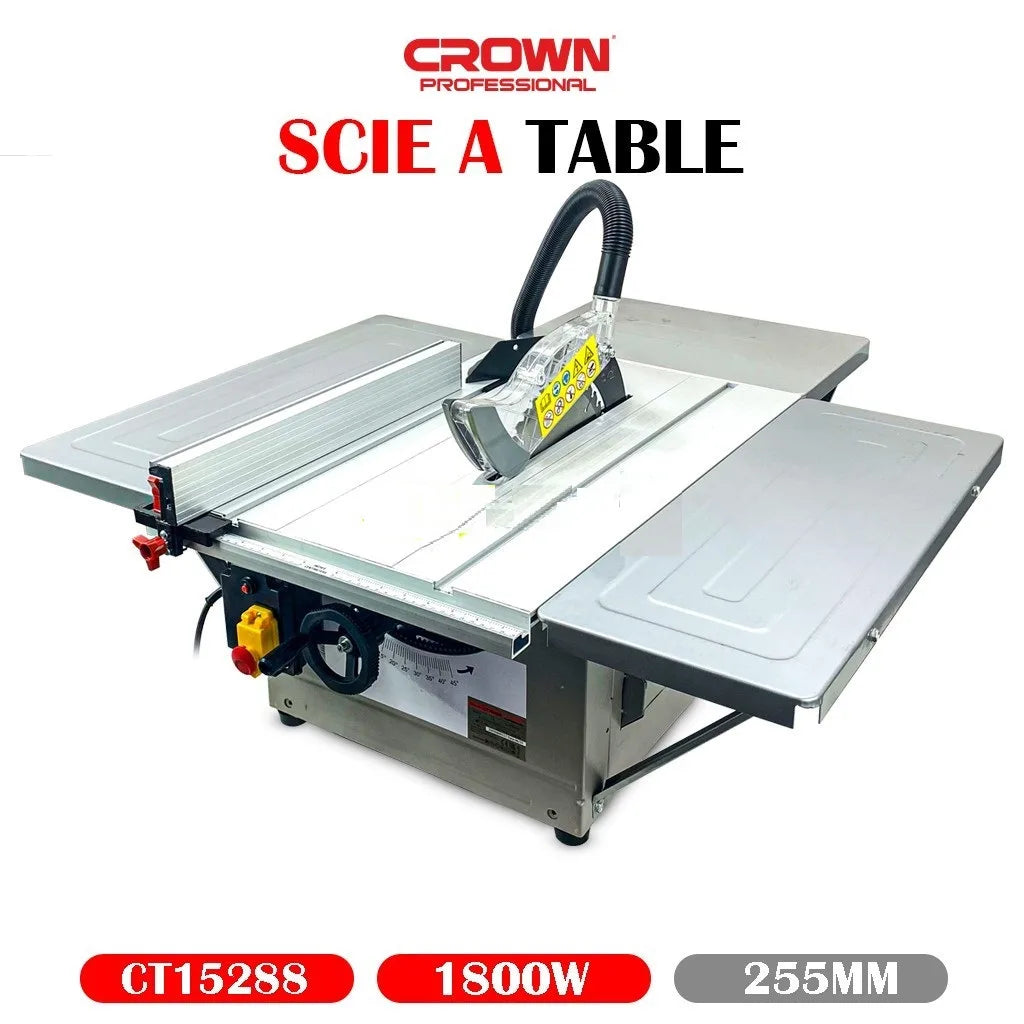 Scie à table 1800W 255MM CROWN | CT15288 Scie à table 1800W 255MM CROWN | CT15288