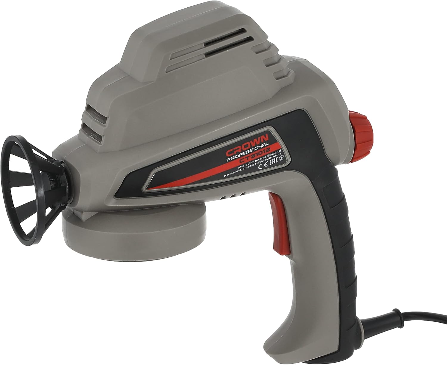 Pistolet à Peinture Electrique 0.7L 80W Crown CT31012 Pistolet à Peinture Electrique 0.7L 80W Crown CT31012