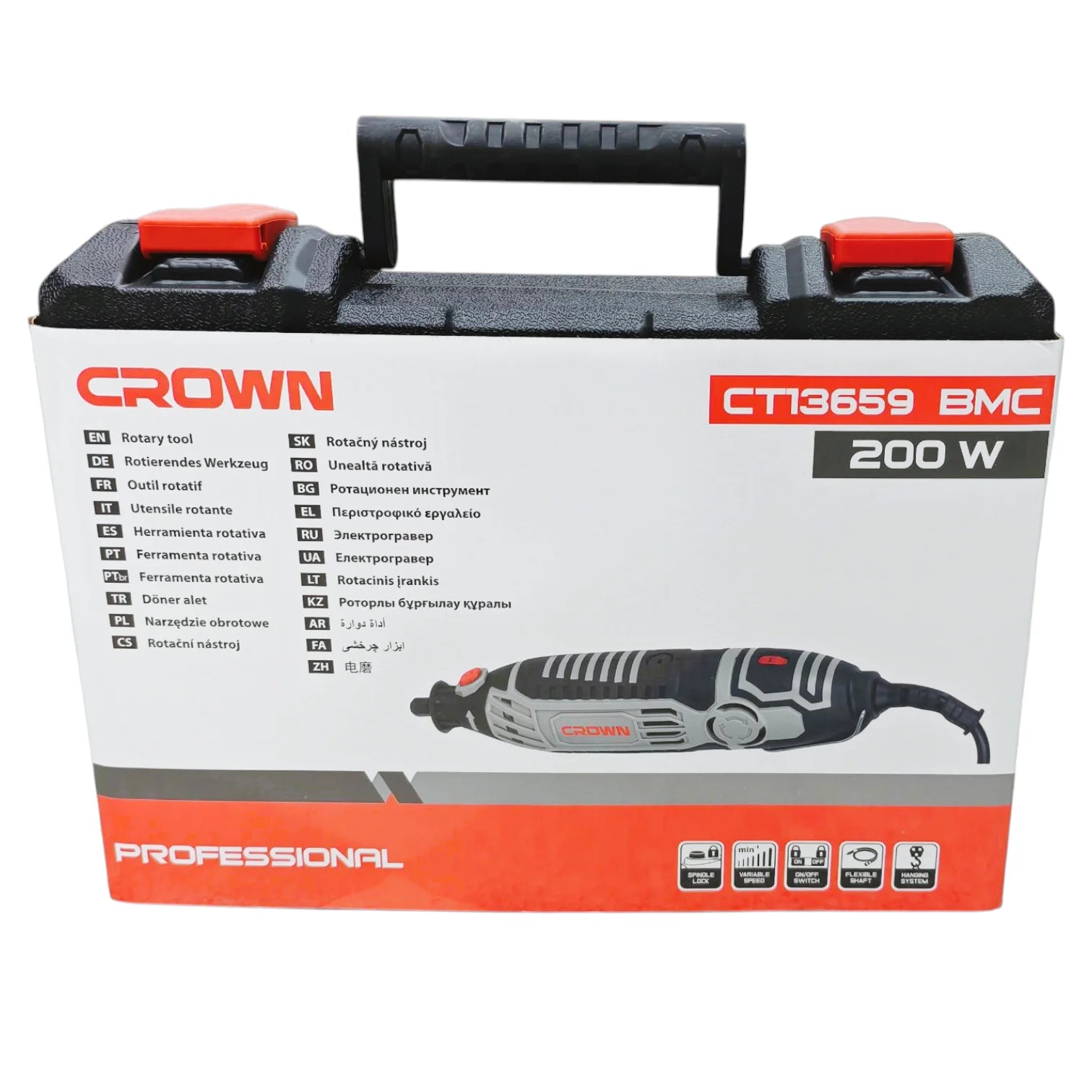 rotofil 200 W + ACCESOIRE CROWN CT13659 rotofil 200 W + ACCESOIRE CROWN CT13659