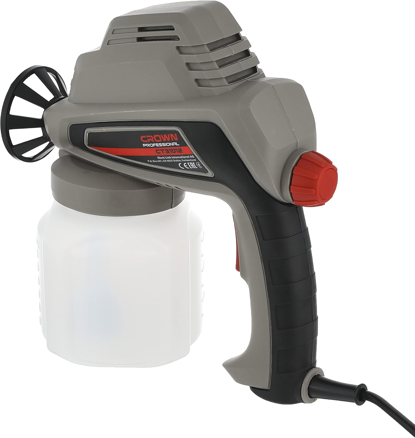 Pistolet à Peinture Electrique 0.7L 80W Crown CT31012 Pistolet à Peinture Electrique 0.7L 80W Crown CT31012