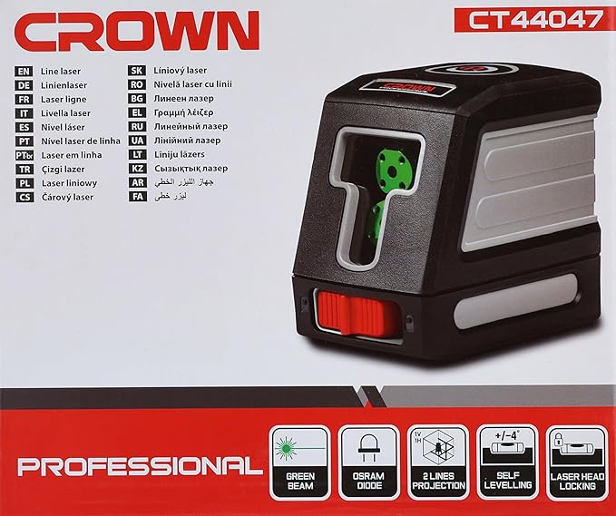Niveau laser ,1V1H,30m,±3mm CROWN | CT44047 Niveau laser ,1V1H,30m,±3mm CROWN | CT44047