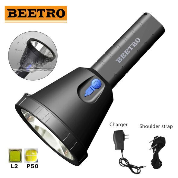 BEETRO Lampe Torche Rechargeable Avec 3 Modes D’éclairage Pratique LA-214 BEETRO Lampe Torche Rechargeable Avec 3 Modes D’éclairage Pratique LA-214