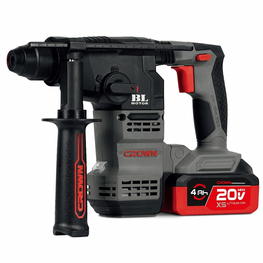 Marteau Perforateur Rotatif Sans Fil 20V SDS-PLUS Brushless CROWN ; CT28001XS
