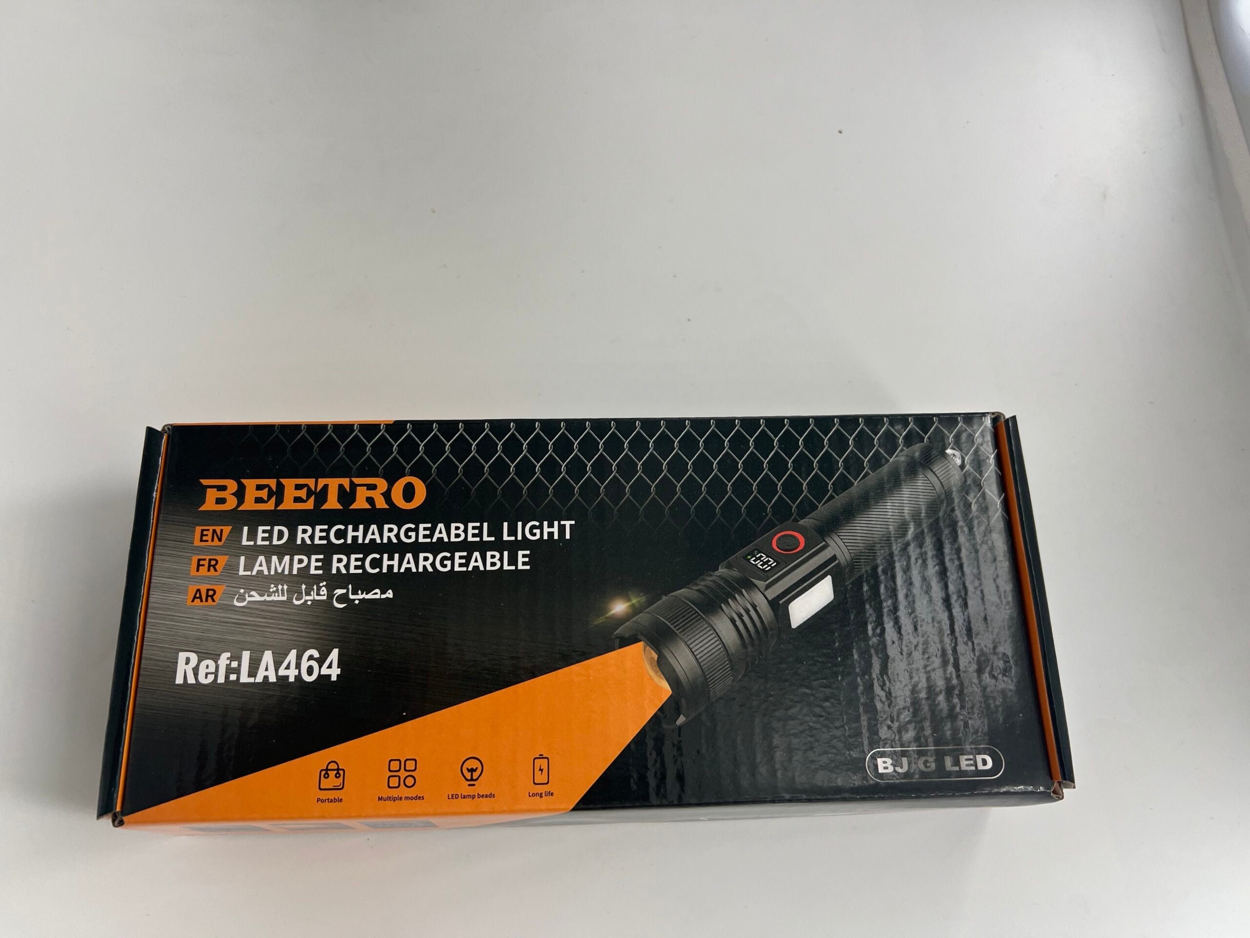 Lampe de poche LED torche rechargeable LA 464 BEETRO Lampe de poche LED torche rechargeable LA 464 BEETRO
