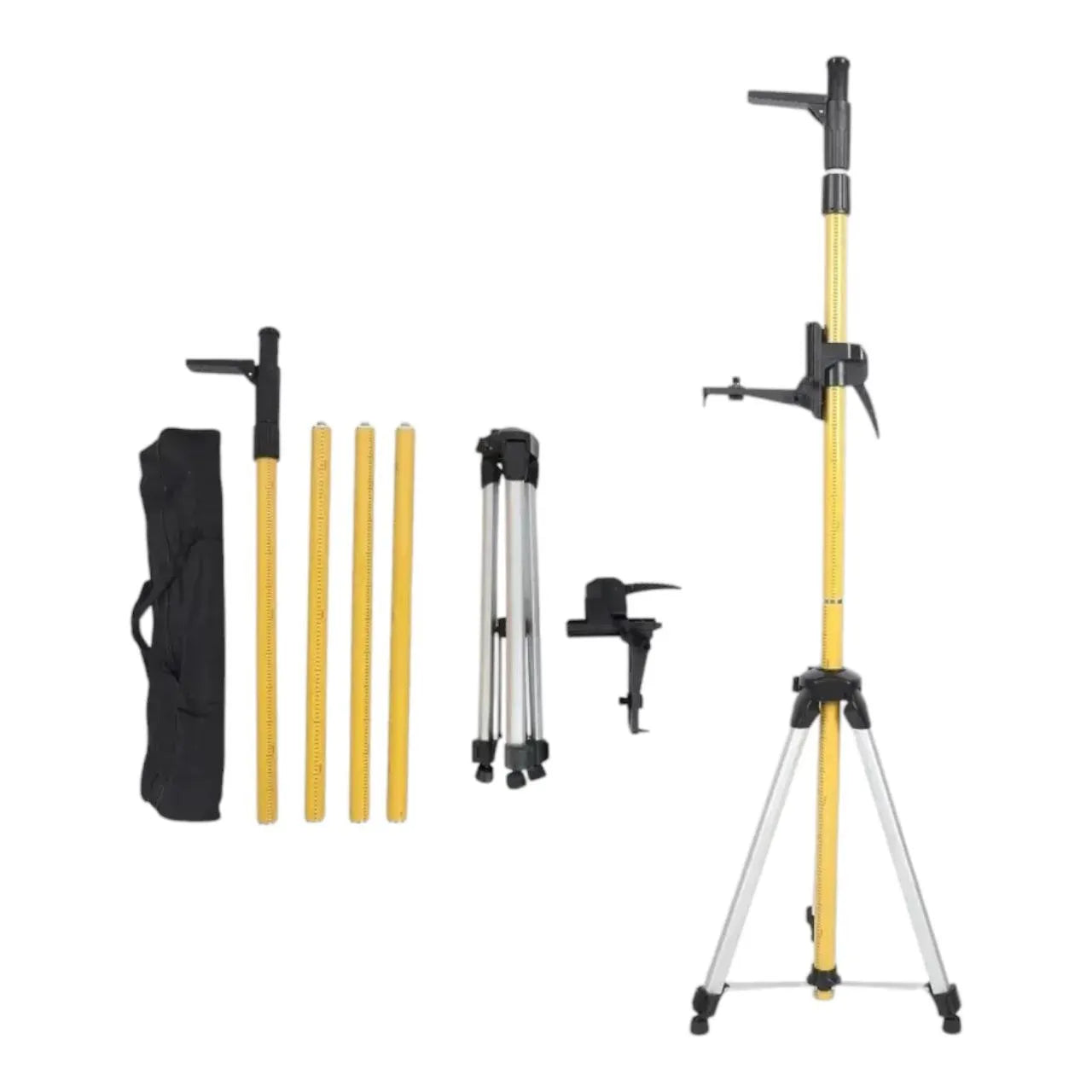 Perche 4.2m niveau lazer 4.2m avec trépied Perche 4.2m niveau lazer 4.2m avec trépied