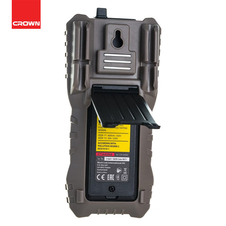 MULTIMETRE DIGITAL 1000V CROWN | CT44052 MULTIMETRE DIGITAL 1000V CROWN | CT44052