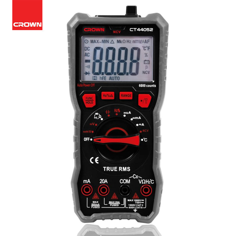 MULTIMETRE DIGITAL 1000V CROWN | CT44052 MULTIMETRE DIGITAL 1000V CROWN | CT44052