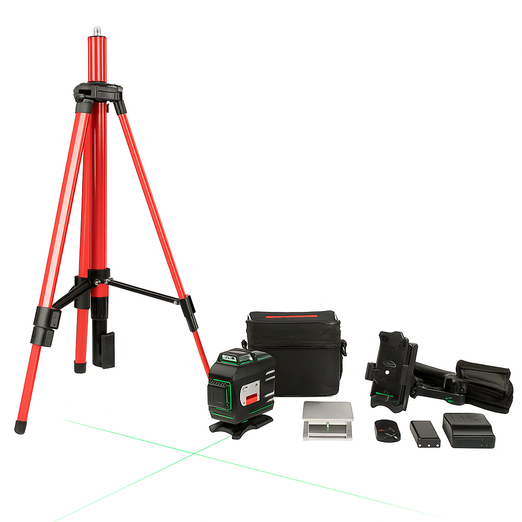 Niveau Laser 4D 16 Lignes 30M avec Perche Télescopique CROWN CT44150 Niveau Laser 4D 16 Lignes 30M avec Perche Télescopique CROWN CT44150