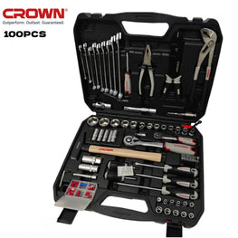 Kit Caisse A Outils 100 Pièces CROWN