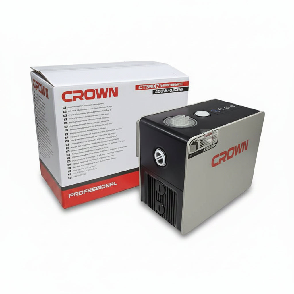 Pompe à eau intelligente silencieuse CROWN 400W/0.53HP CT35147 Pompe à eau intelligente silencieuse CROWN 400W/0.53HP CT35147