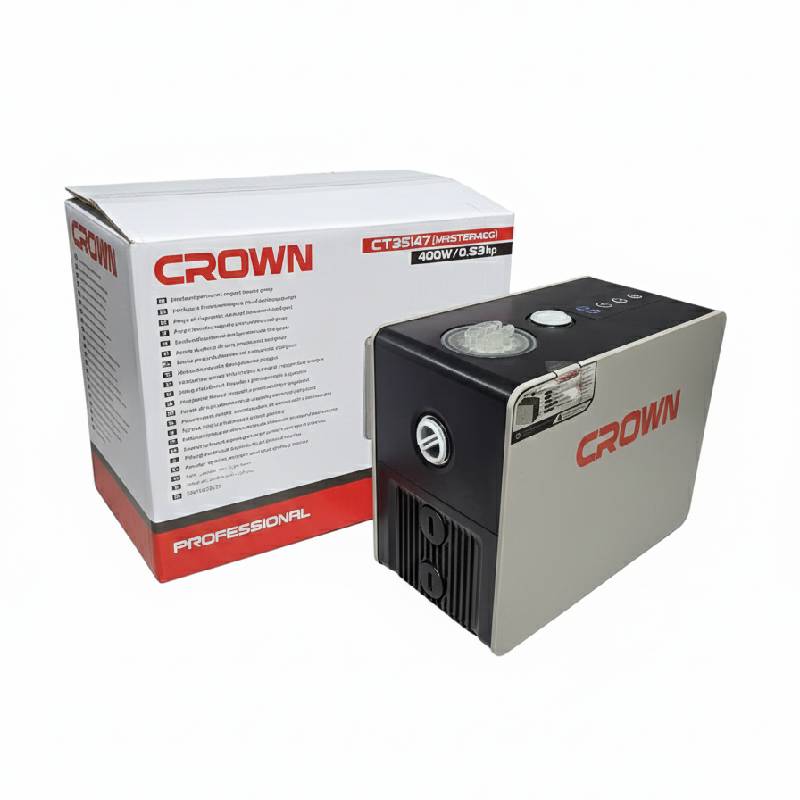 Pompe à eau intelligente silencieuse CROWN 400W/0.53HP CT35147 Pompe à eau intelligente silencieuse CROWN 400W/0.53HP CT35147