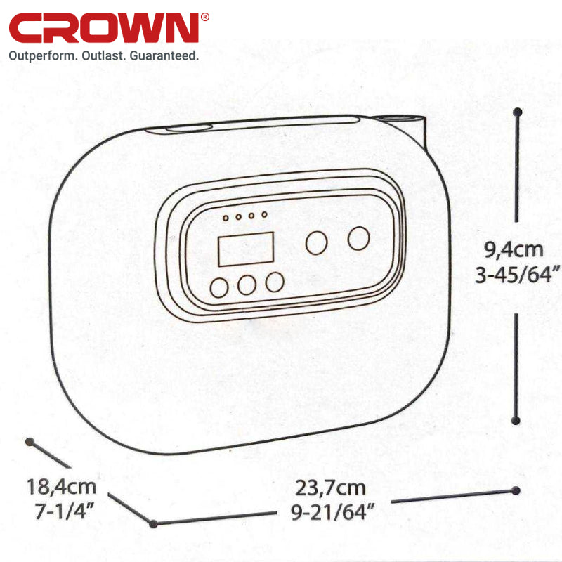 Booster de Batterie 4 en 1 CROWN CT37031 Booster de Batterie 4 en 1 CROWN CT37031