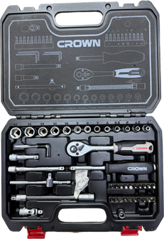 Kit Caisse A Outils 45 Pièces CROWN