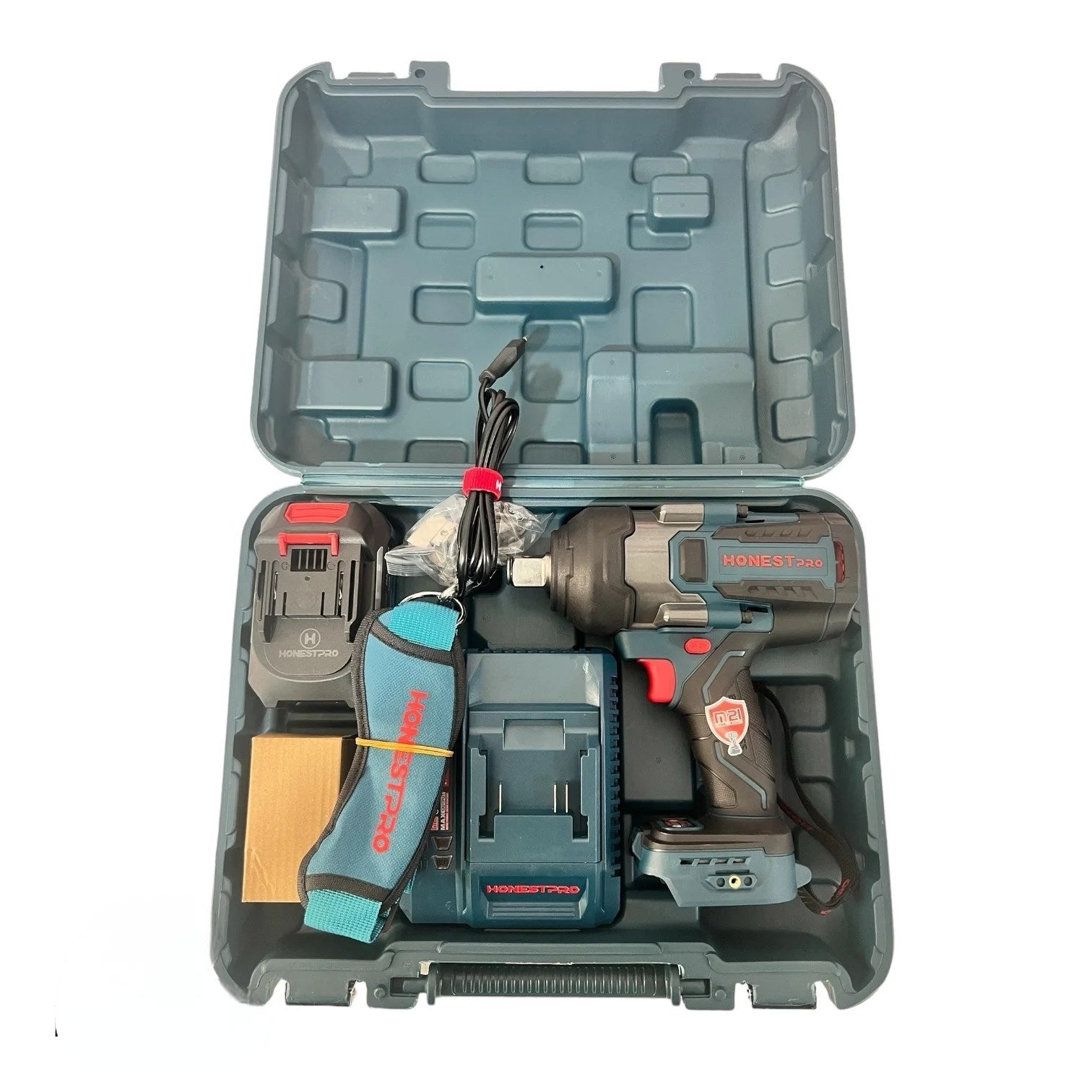 Clé A Choc Boulonneuse Sans Fil 21v Li-Ion BRUSHLESS Avec Batterie 6.0AH 3/4″ HONESTPRO YAE6117 Clé A Choc Boulonneuse Sans Fil 21v Li-Ion BRUSHLESS Avec Batterie 6.0AH 3/4″ HONESTPRO YAE6117