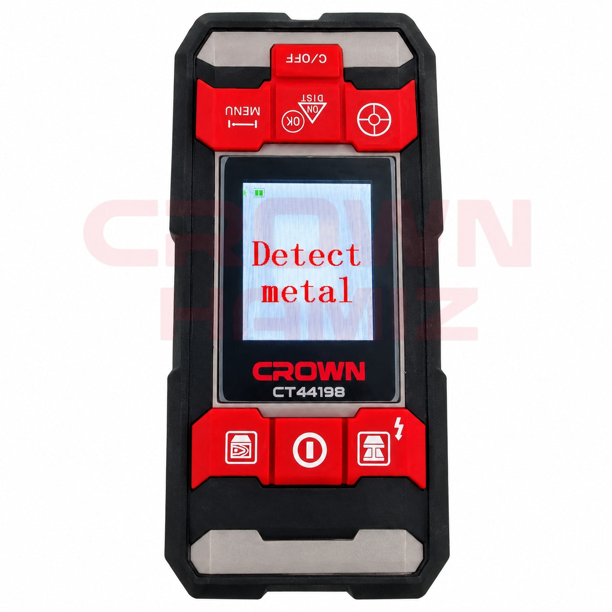 scaner détecteur metal et bois 100mm multifunction + niveau laser 2 lignes + metre laser CROWN CT44198TB scaner détecteur metal et bois 100mm multifunction + niveau laser 2 lignes + metre laser CROWN CT44198TB