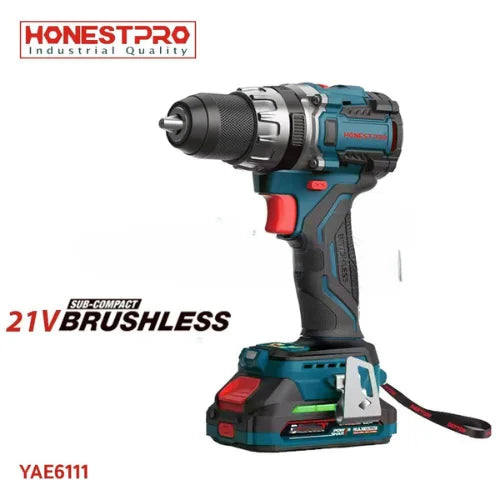 Visseuse & Perceuse Sans fil avec 2 Batterie et Chargeur 21V BRUSHLESS HONESTPRO YAE6111 Visseuse & Perceuse Sans fil avec 2 Batterie et Chargeur 21V BRUSHLESS HONESTPRO YAE6111