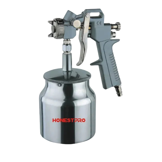 Pistolet à peinture pneumatique 1.5mm 850 mL 50psi 3.5bar HONESTPRO YAE1150 Pistolet à peinture pneumatique 1.5mm 850 mL 50psi 3.5bar HONESTPRO YAE1150