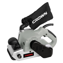 Ponceuse à bande CROWN 1200 W, surface 100 mm et bande 610 mm CT13200