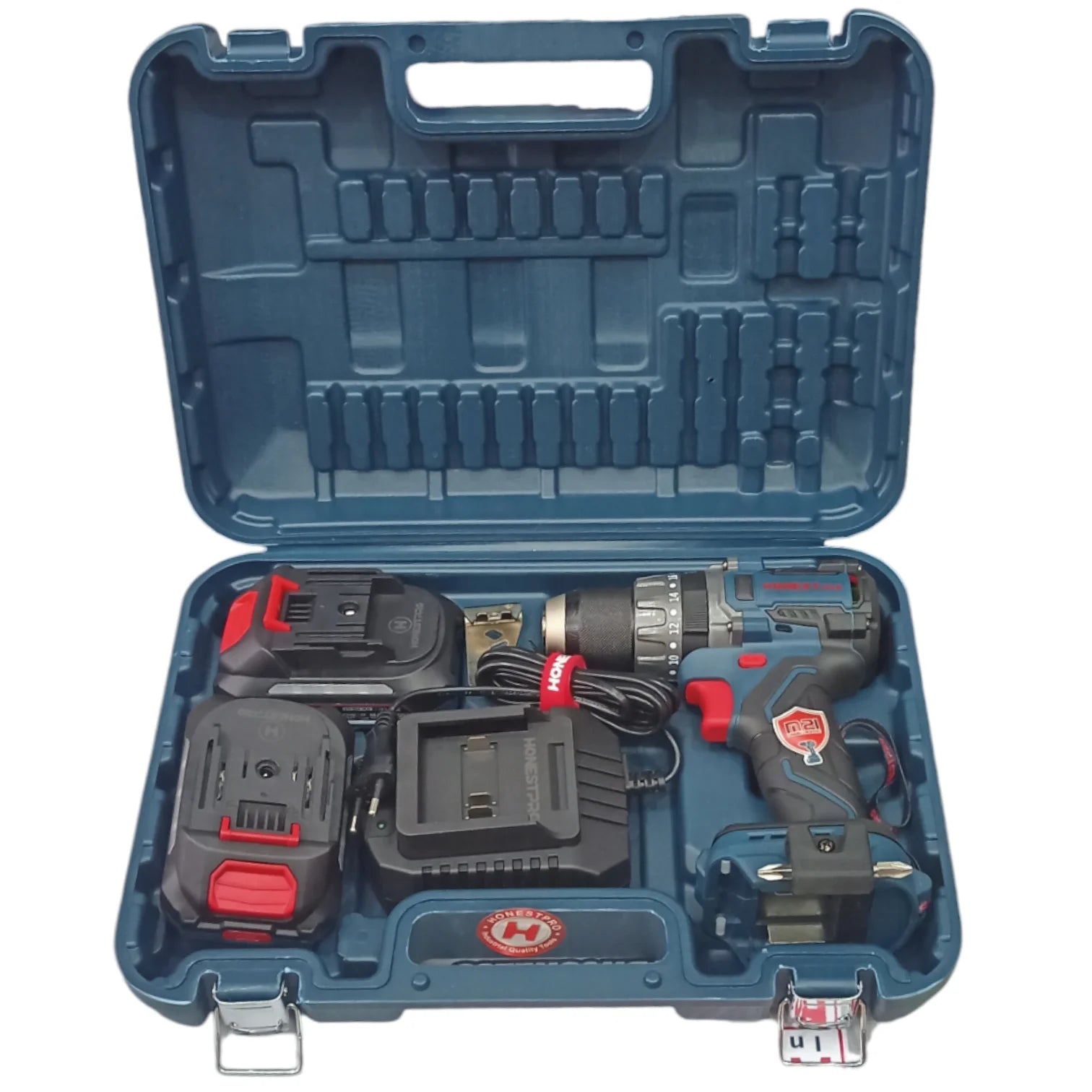 Visseuse & Perceuse Sans fil avec 2 Batterie et Chargeur 21V BRUSHLESS HONESTPRO YAE6111 Visseuse & Perceuse Sans fil avec 2 Batterie et Chargeur 21V BRUSHLESS HONESTPRO YAE6111