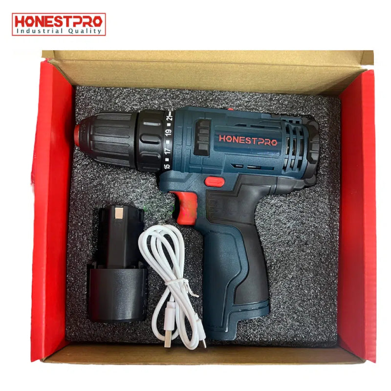 Visseuse à Batterie 12V HONESTPRO avec boite enbot crown Visseuse à Batterie 12V HONESTPRO avec boite enbot crown