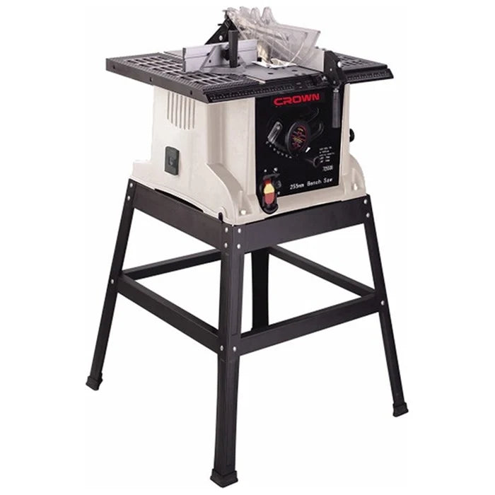 Scie à table 1800W 255MM ,45°,400x480mm CROWN | CT15209 Scie à table 1800W 255MM ,45°,400x480mm CROWN | CT15209