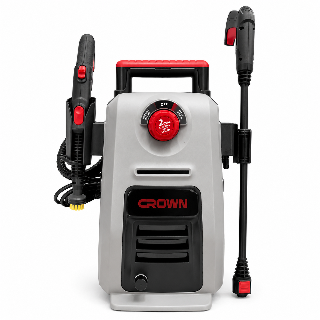 Nettoyeur 2 EN 1 a haute pression et a vapeur 1500/1800W CT42098 CROWN Nettoyeur 2 EN 1 a haute pression et a vapeur 1500/1800W CT42098 CROWN