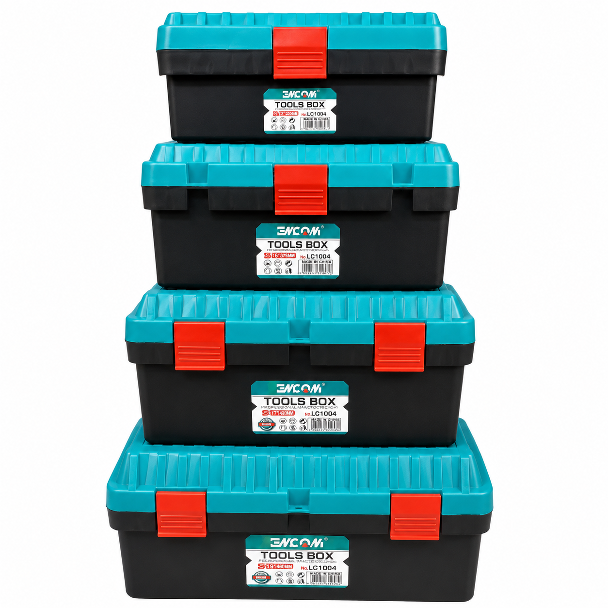 coffret à outils en acie 4 en 1 ENCOM LC004 coffret à outils en acie 4 en 1 ENCOM LC004
