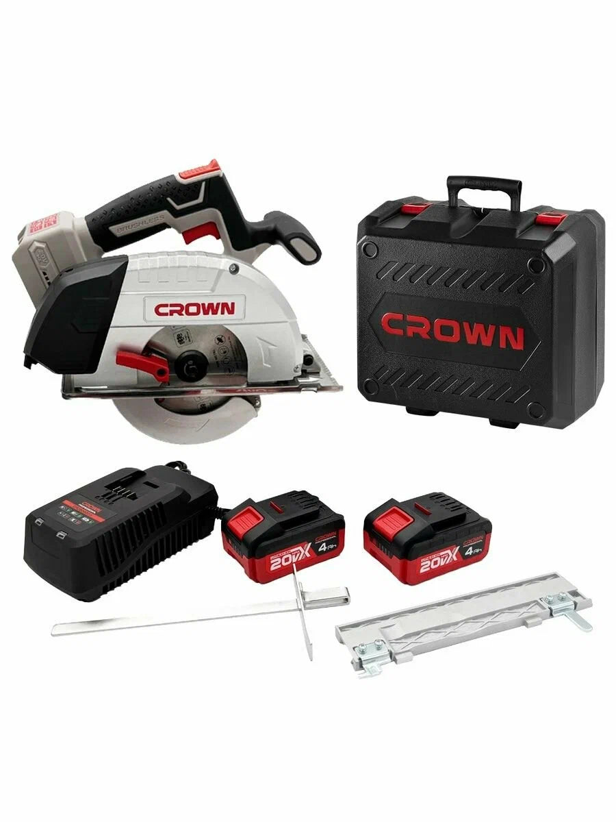 Scie circulaire sans fil métal,bois 150mm CROWN CT25040-150HX-4 BMC Scie circulaire sans fil métal,bois 150mm CROWN CT25040-150HX-4 BMC