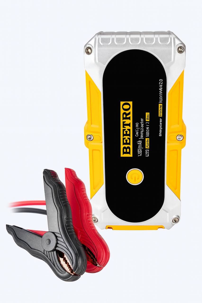Booster de batterie voiture 3en1 2500A, power bank 25800 mAh, lampe torche 3 modes avec pochette BEETRO BE0168 Booster de batterie voiture 3en1 2500A, power bank 25800 mAh, lampe torche 3 modes avec pochette BEETRO BE0168