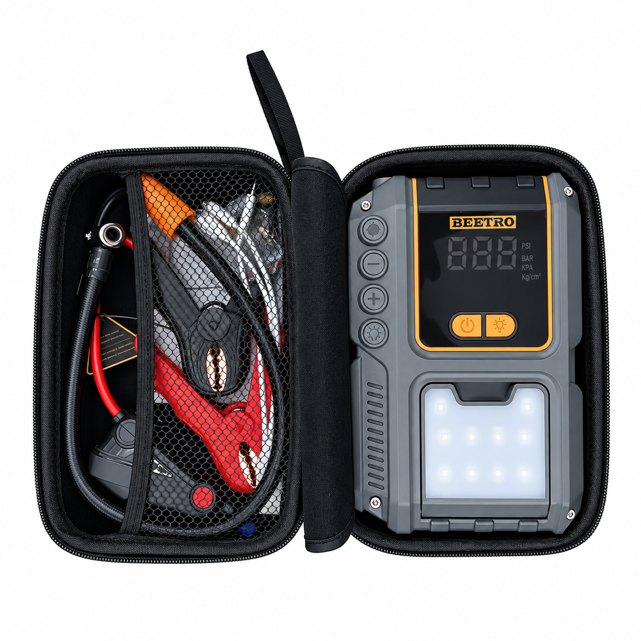 Compresseur De Voiture Avec Booster Batterie 23800mAh 150psi beetro BE0170 Compresseur De Voiture Avec Booster Batterie 23800mAh 150psi beetro BE0170