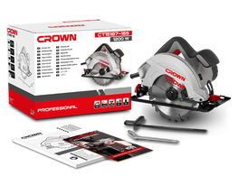 Scie circulaire BOIS 1900W 210mm (8-1/4") CROWN | CT15099