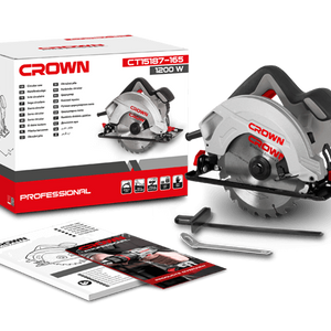 Scie circulaire BOIS 1200W 190mm (7-1/2") CROWN | CT15075