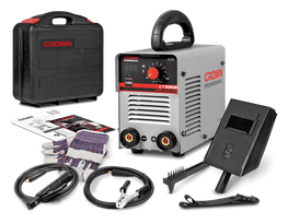 Poste à souder portatif 6,6 KVA 150A MMA 200 MINI avec valise CROWN CT33177