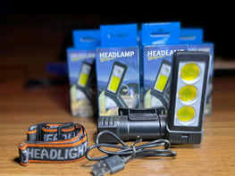 Lampe Frontale LED Multifonction 180