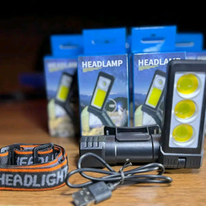 Lampe Frontale LED Multifonction 180