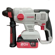 Crown Marteau piqueur perforateur BRUSHLESS SDS-Plus sans fil 20v avec 2 بطاريات وchargeur 1,7j CT28010HS-4 BMC
