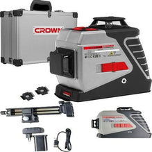 Crown Niveau Laser 4x360° 4D 30m Avec Télécommande CT44091-R