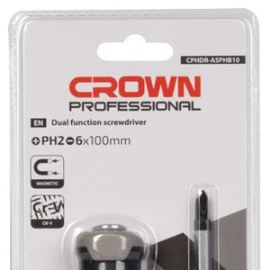 TOURNEVIS DOUBLE (+/-) 3.35X100 PH2 CPHDR-ASPHB10 CROWN