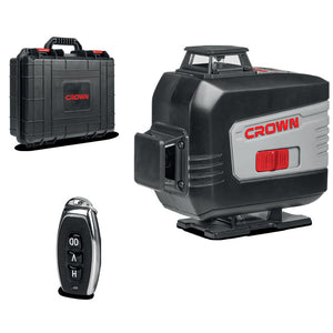 Crown Niveau Laser 4x360° 4D 30m Avec Télécommande CT44091-R