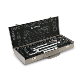 Coffret de douilles CROWN 1/2" 24 pièces, CPHSW-XA24
