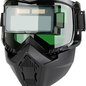 Casque de soudage à obscurcissement automatique, couverture intégrale du visage