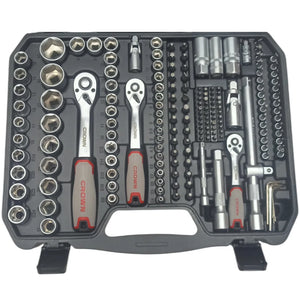 Kit Caisse A Outils  219 Pièces CROWN CPHTS-XC219BDA