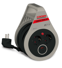 Enrouleur de câble 7 METRE 3000 W CROWN CEER-A02U15