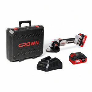 Tronçonneuse Meuleuse d'angle sans fil  20 V, 125 mm ; CROWN  CT23026-125XS-4 BMC