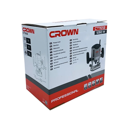 Défonceuse à plongée 1050 W, pince 8 mm. CROWN CT11012