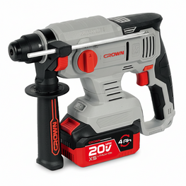 Marteau perforateur sans fil 20 V, 4Ah, 20 mm CROWN ; CT28010XS-4 BMC